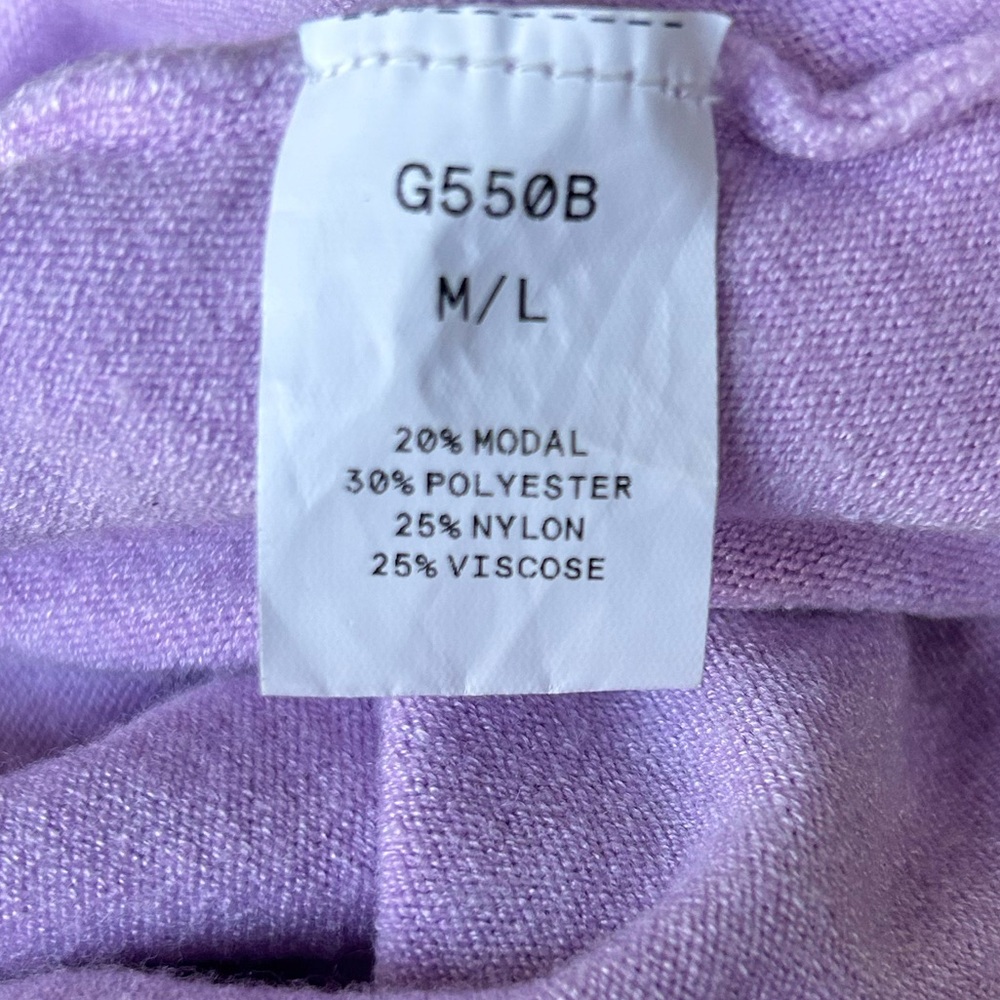 Kerisma Ryu Lilac Dolman Sweater Boat Neck Anthropologie Excellent Size M/L - Picture 6 of 8